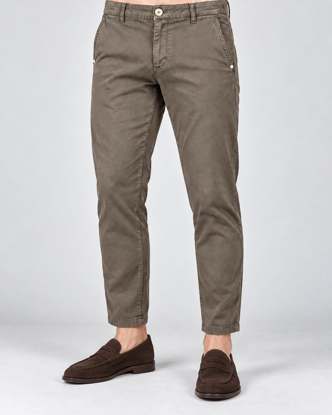 CHINOS CAPRI RASOTELL FANGO - PATRICK E SON
