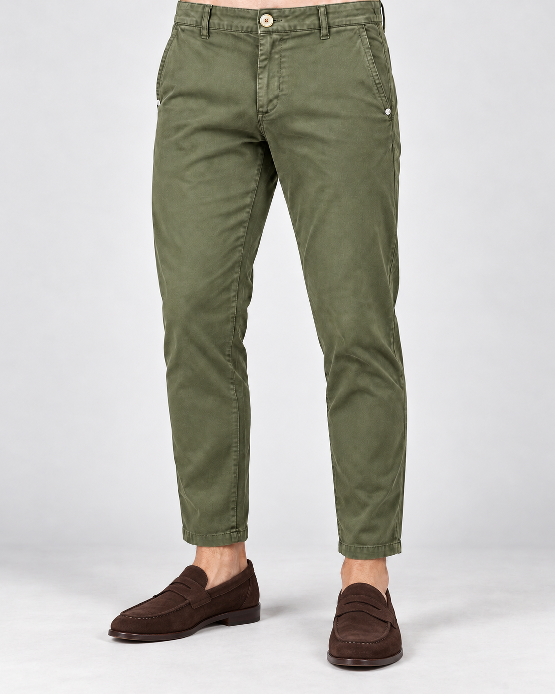 CHINOS CAPRI RASOTELL VERDE M - PATRICK E SON