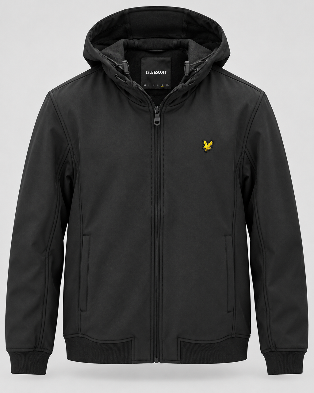 JACKET FLEECE BACK SOFSSHELL JET BLACK - LYLE SCOTT