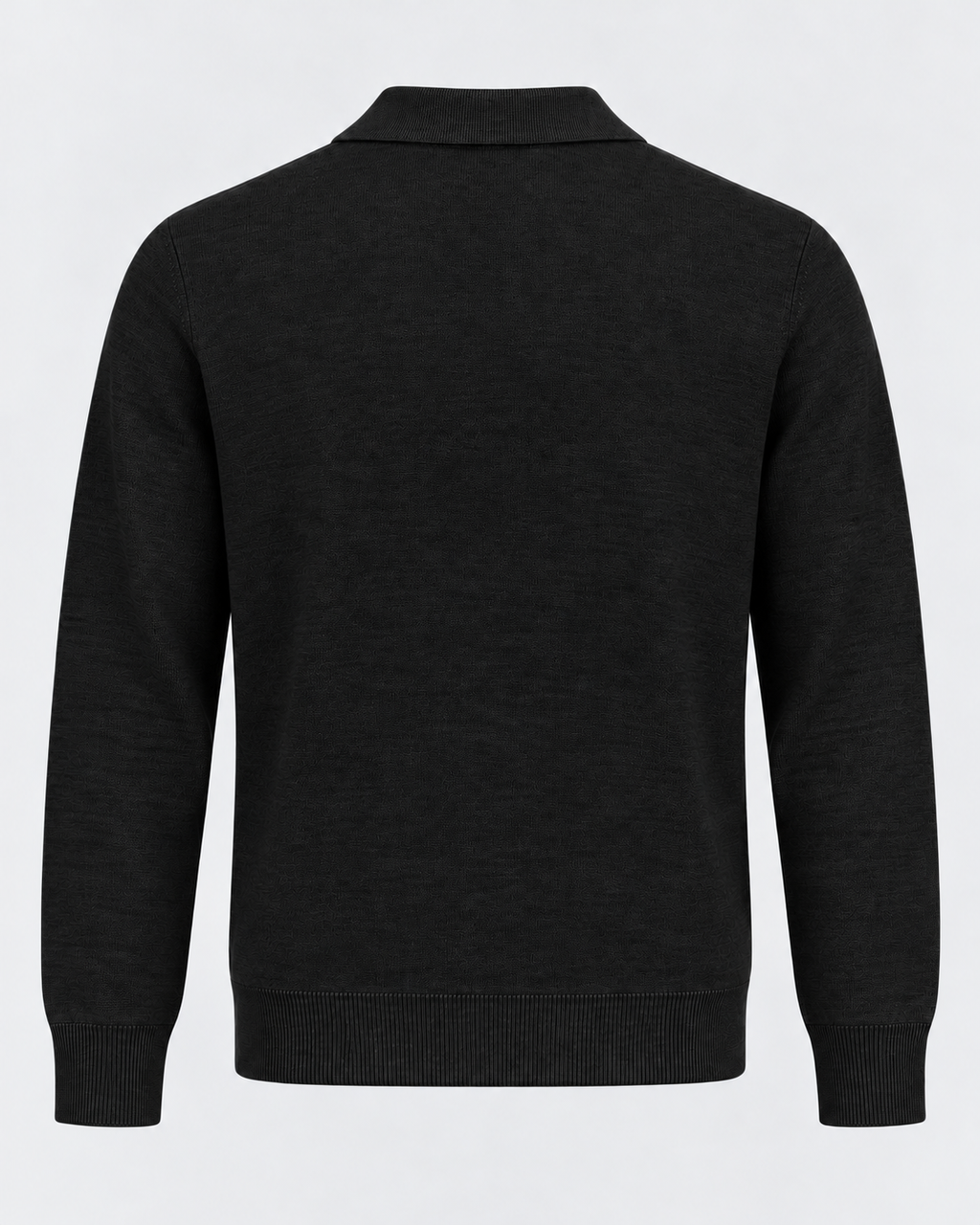 POLO ML VISCOSA NERO - GRANBERRY
