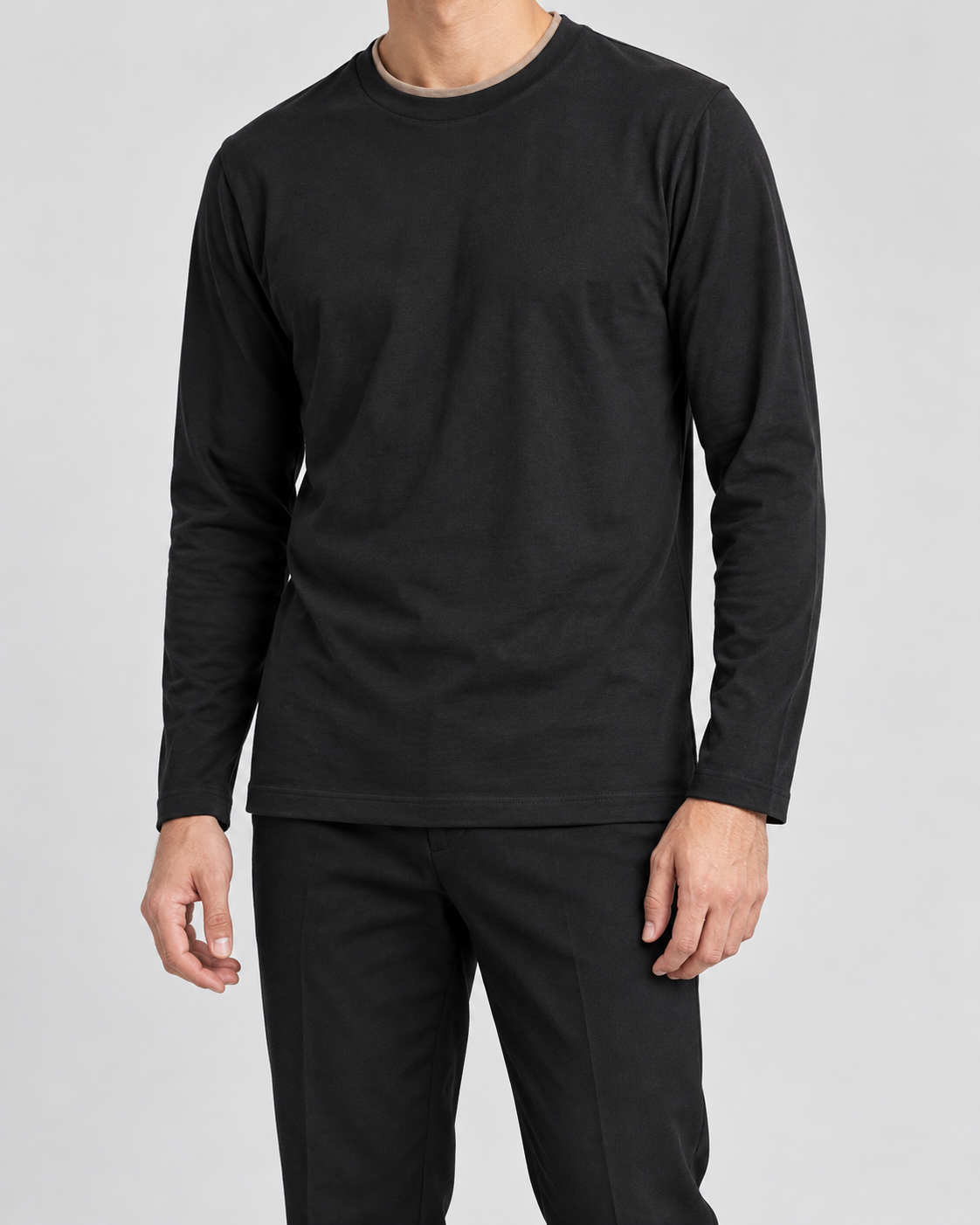 T-SHIRT M/L NERO/FANGO - SEINSE