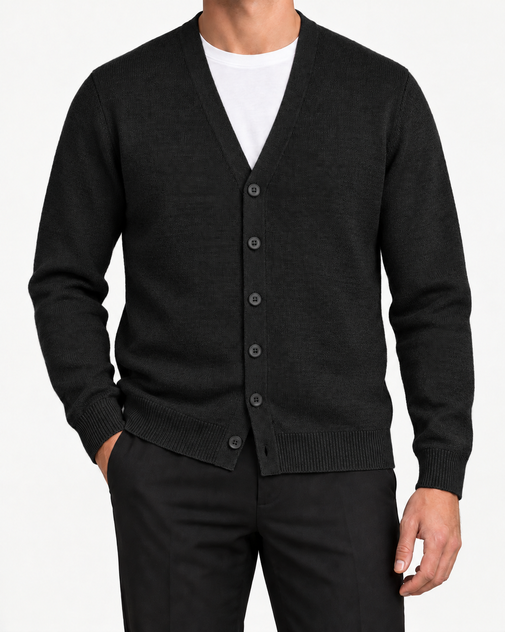 CARDIGAN NERO - SEINSE