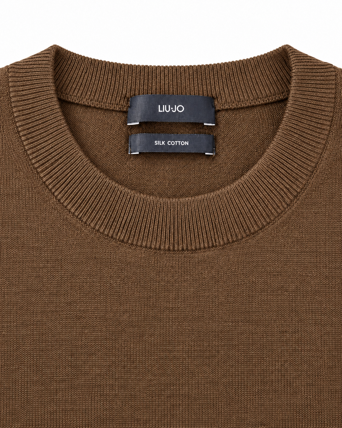 MAGLIA GC SETA TABACCO - LIU-JO