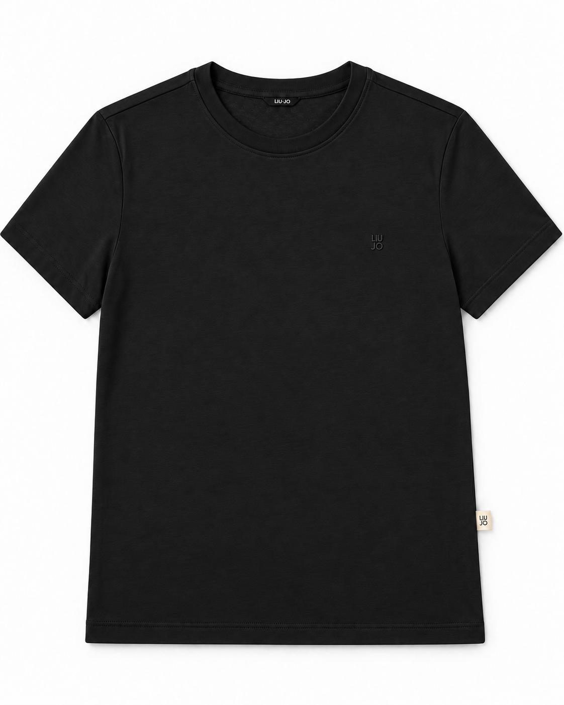 T SHIRT MERCER TEE BLACK - LIU-JO