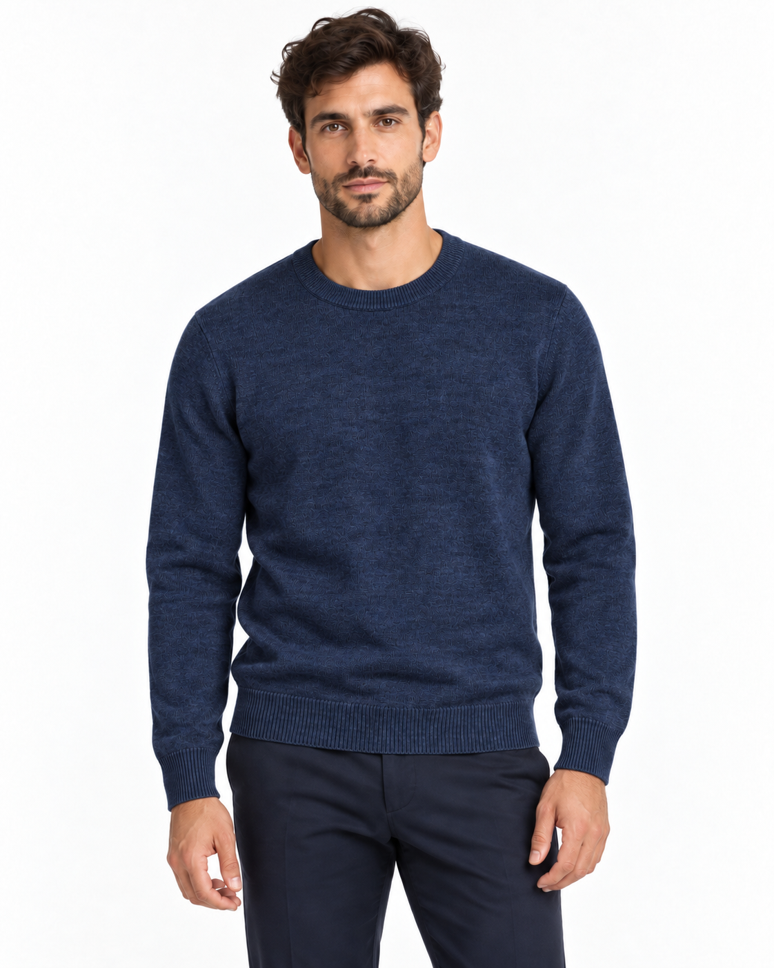 GIROCOLLO M/L BLU - SEINSE