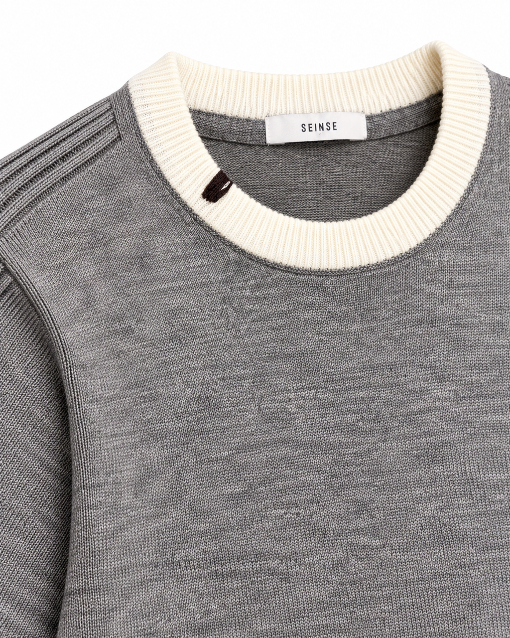 GIROCOLLO M/L GRIGIO - SEINSE
