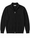 LUPETTO F/ZIP NERO - SEINSE