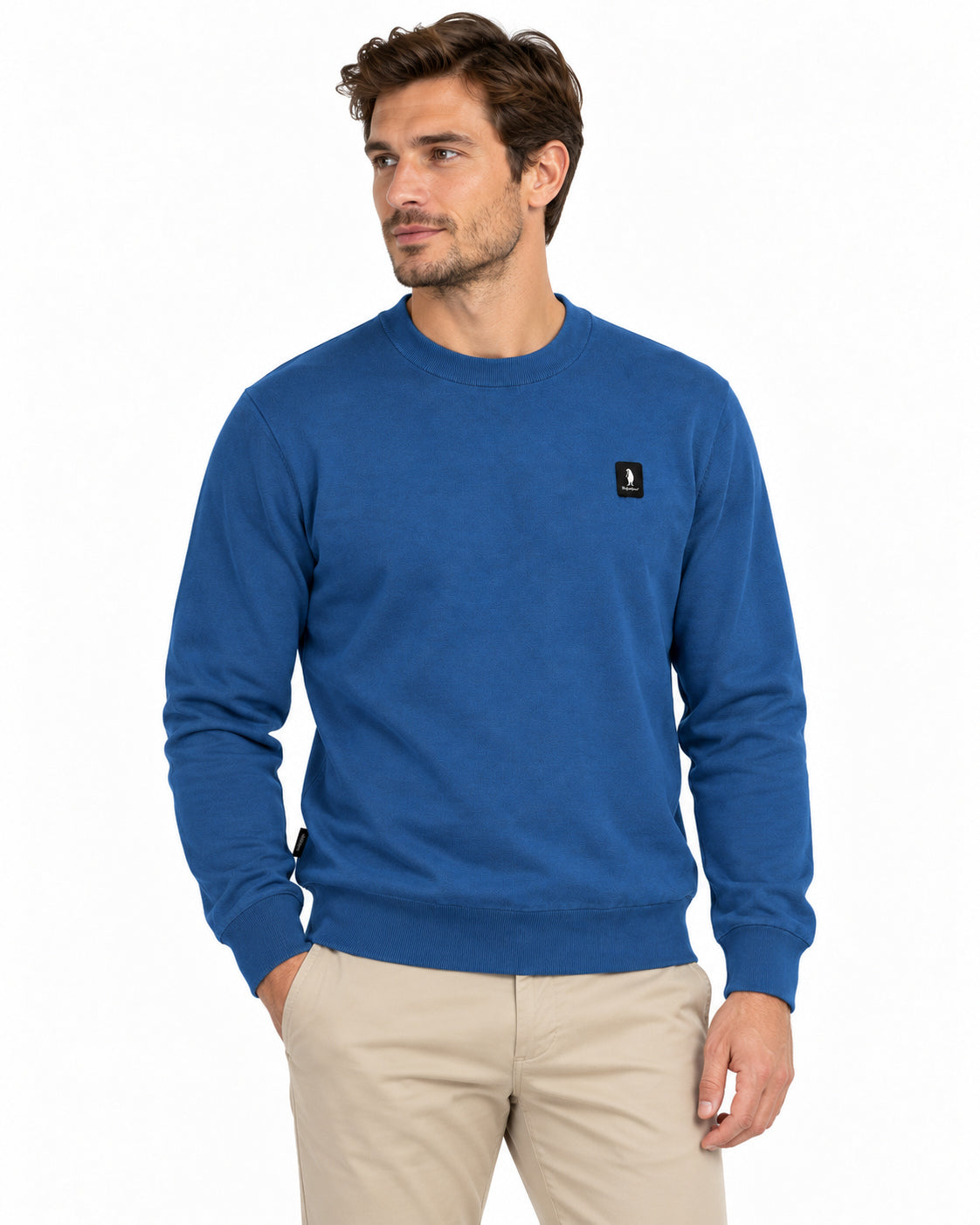 MAGLIA GC LOGO ICON DENIM - REFRIGUE