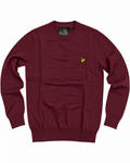 MAGLIA GC JUMPER LANA MERINO BURGUNDY - LYLE SCOTT