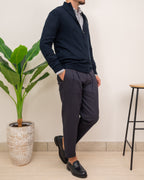 OUTFIT: CAMICIA SIENA SARTORIA MIGLIACCIO CON FELPA REFRIGUE FULL ZIP E PANTALONE DOPPIAVVI CHINO PI86I