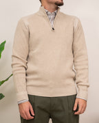 MAGLIA SEINSE MEZZA ZIP MI3138SS