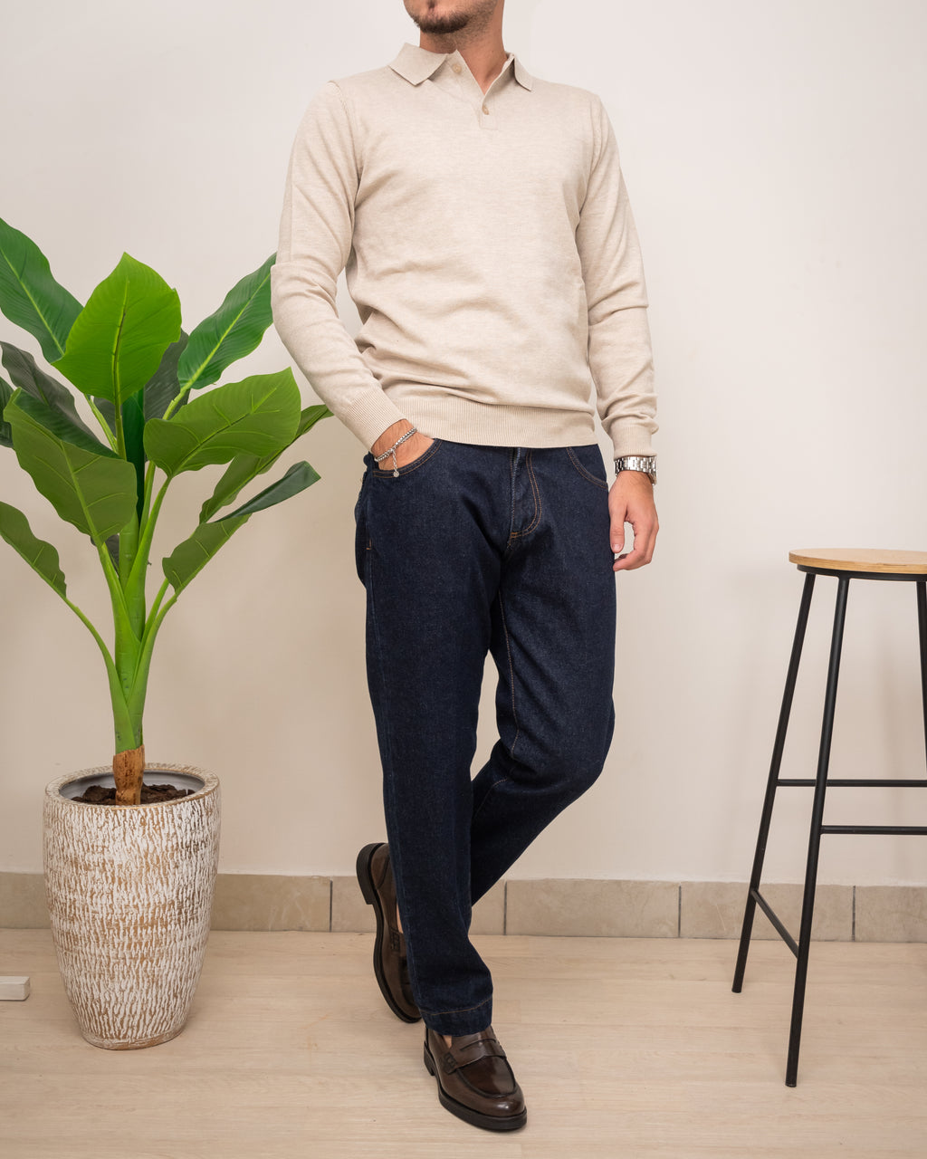 OUTFIT: SEINSE POLO CON PANTALONE DOPPIAVVI DENIM PI80