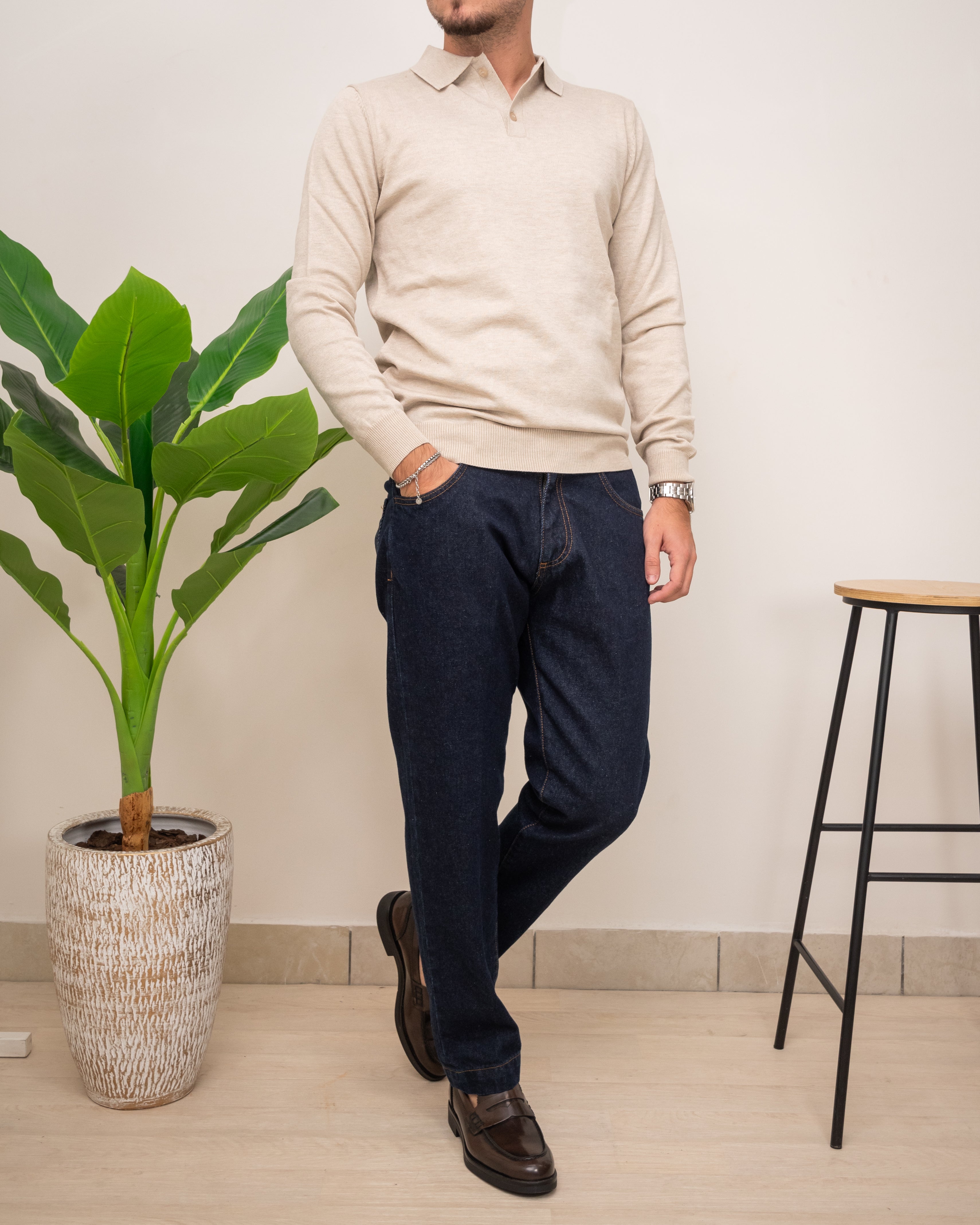 OUTFIT: SEINSE POLO CON PANTALONE DOPPIAVVI DENIM PI80