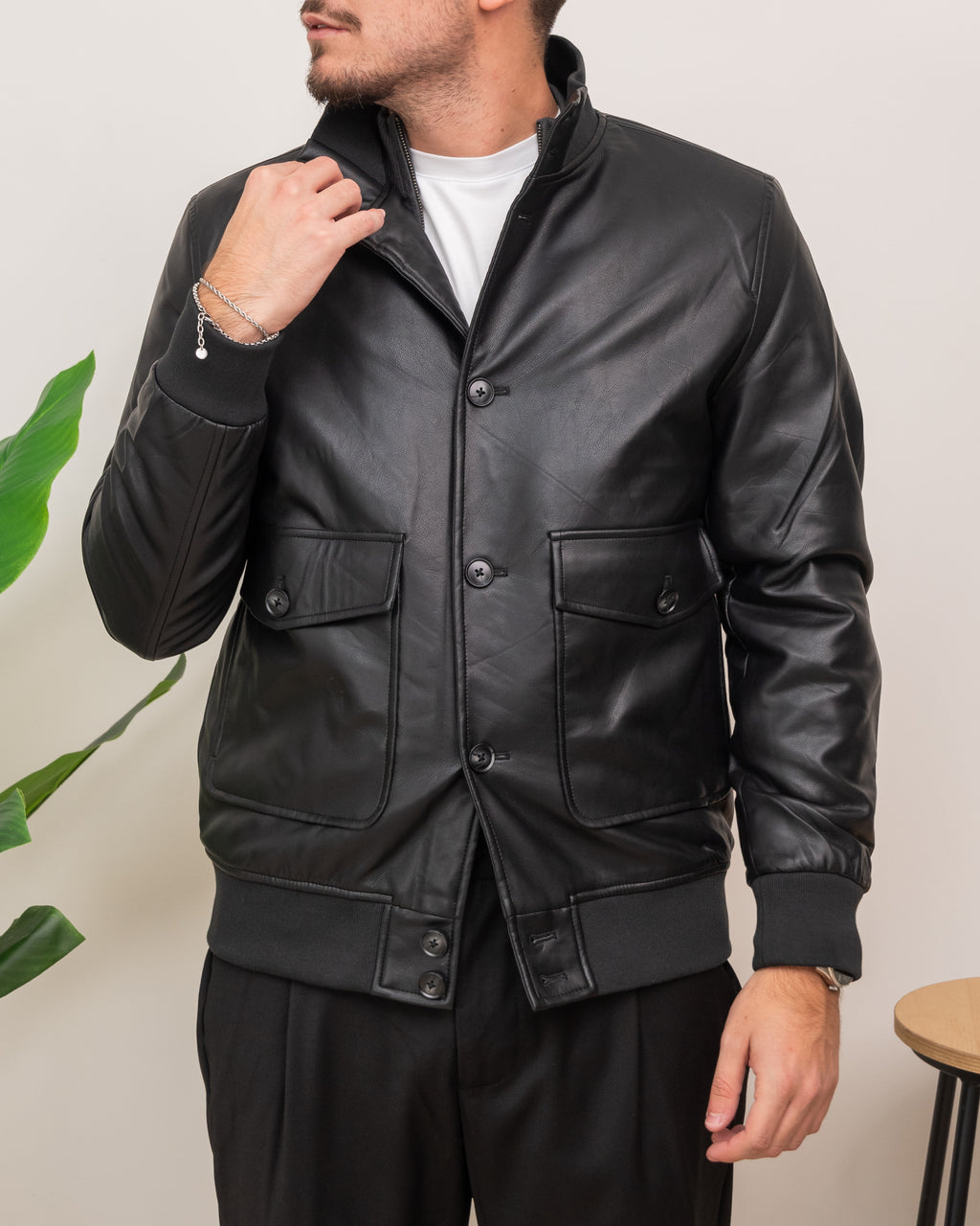 DOPPIAVVI GIUBBOTTO ECOPELLE GF76