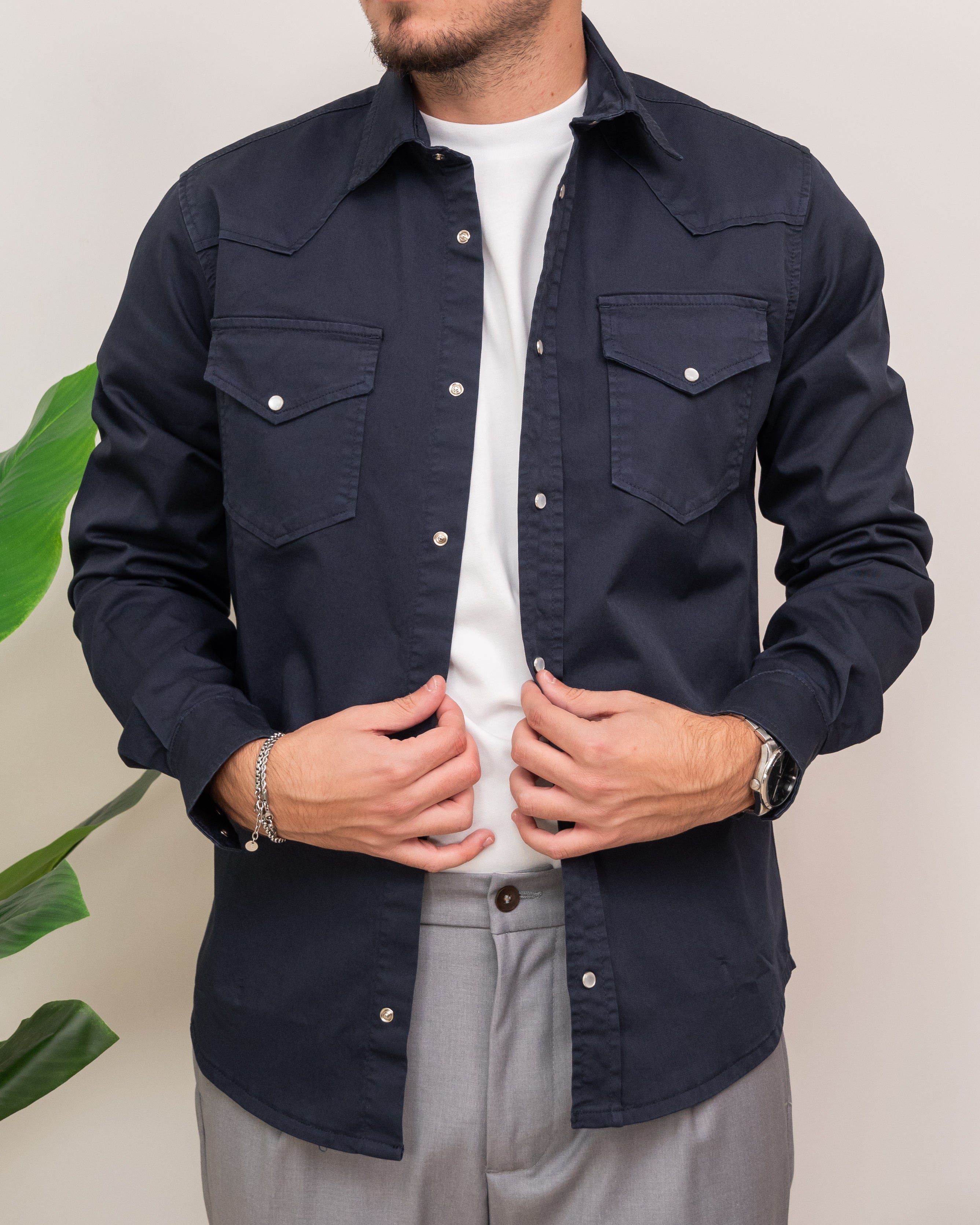 DOPPIAVVI CAMICIA TEXAS GAMBARINE