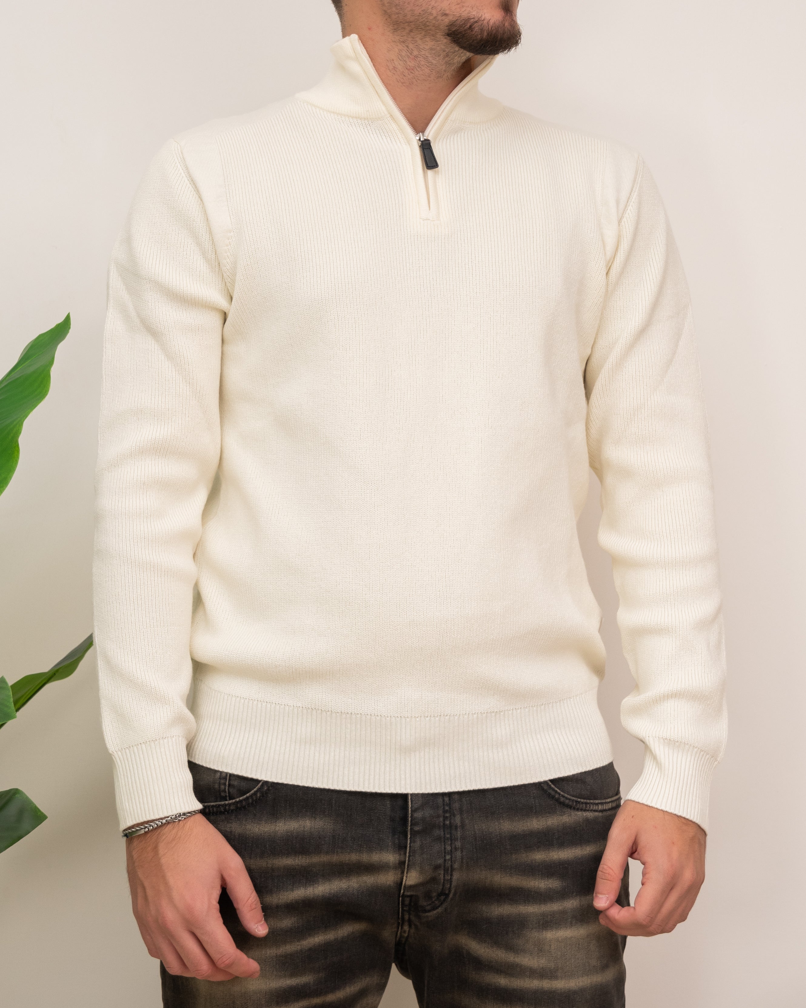 SEINSE MAGLIA MEZZA ZIP MI3138SS