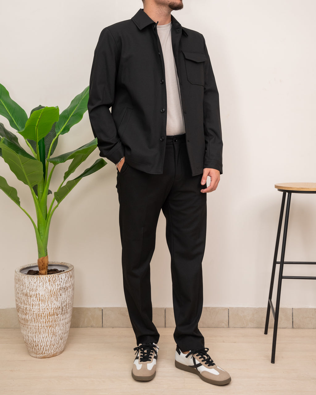 OUTFIT: SEINSE OVERSHIRT GBI1048SS CON PANTALONE DOPPIAVVI BAGGY JAPPO