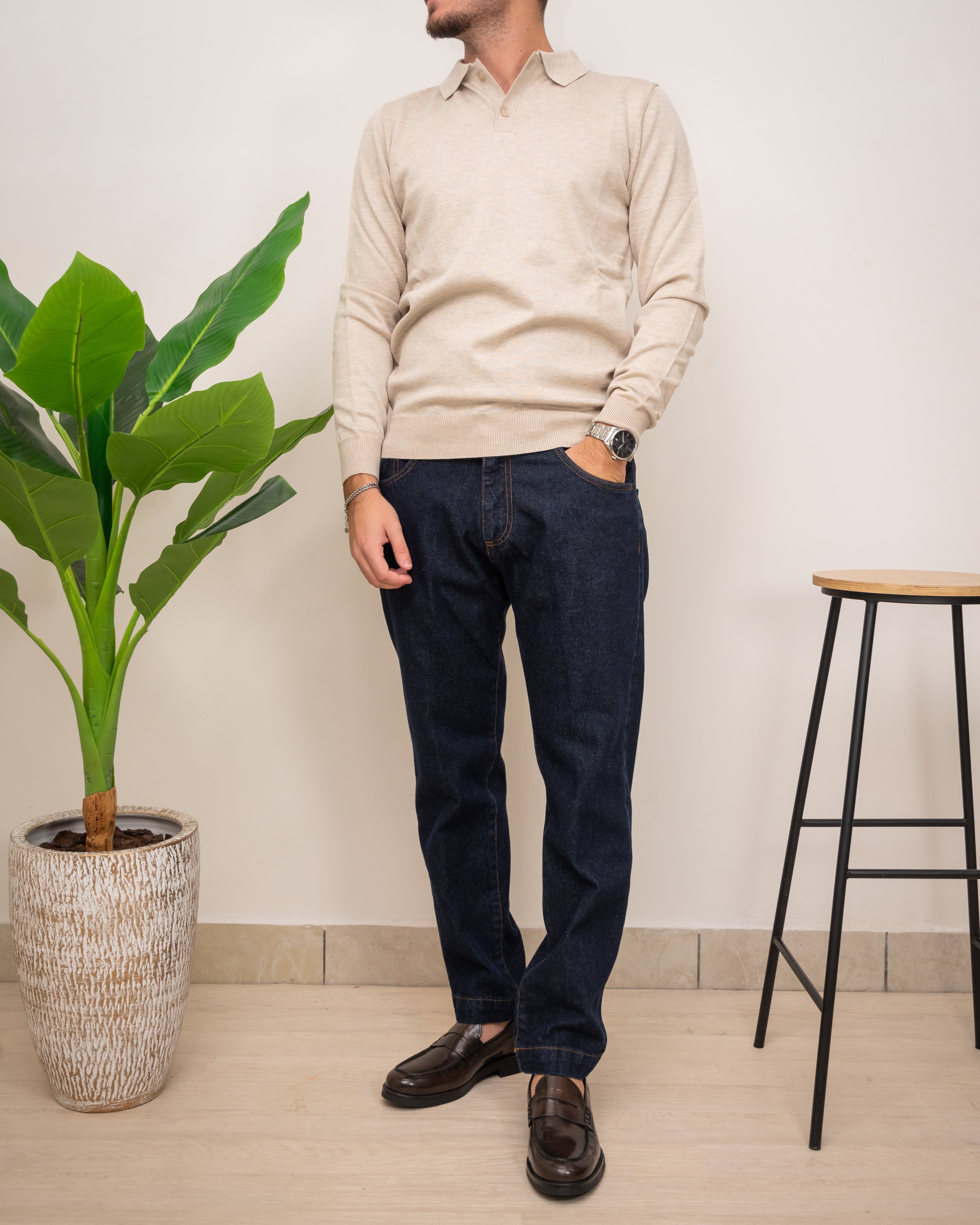 OUTFIT: SEINSE POLO CON PANTALONE DOPPIAVVI DENIM PI80