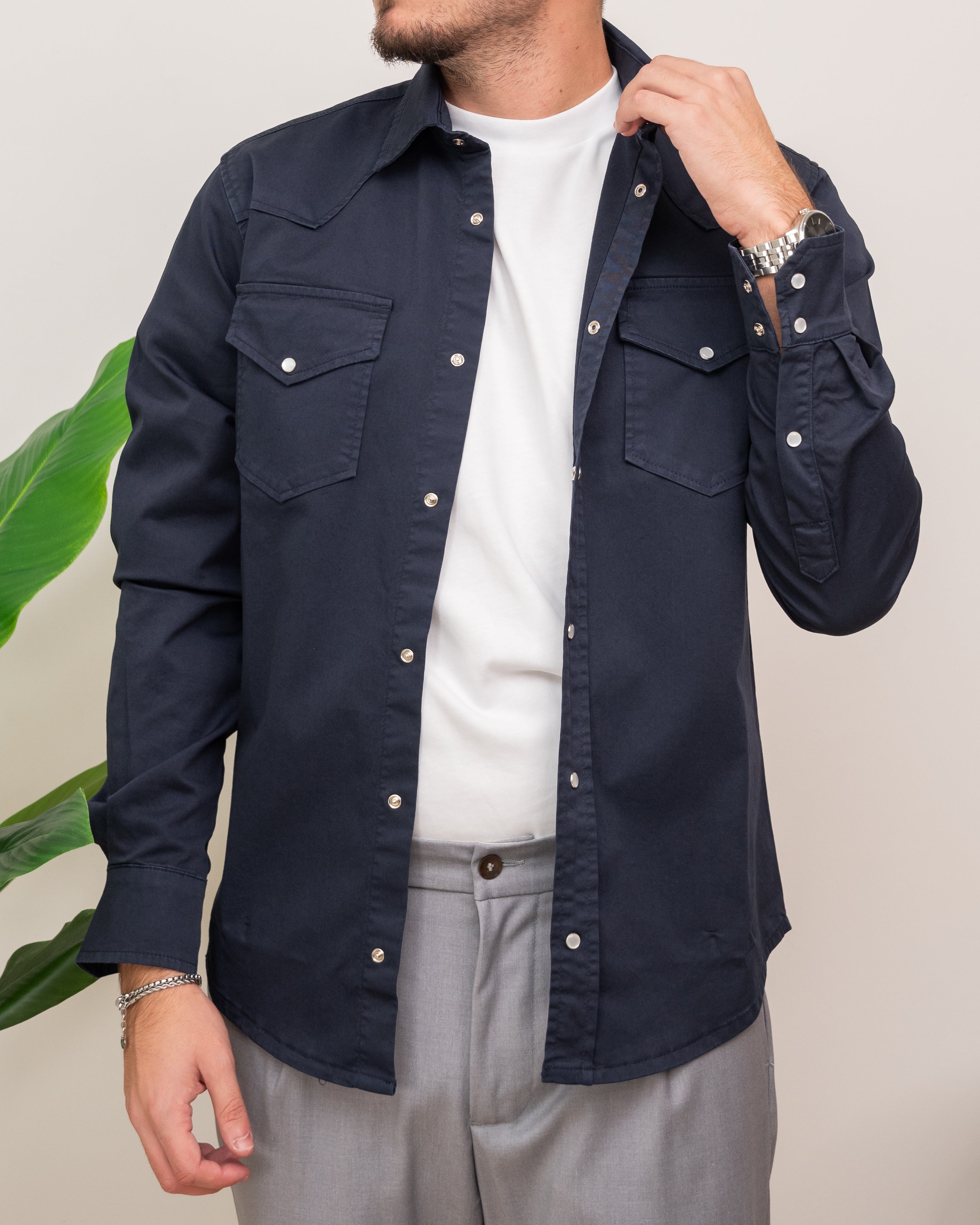 DOPPIAVVI CAMICIA TEXAS GAMBARINE