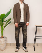 OUTFIT: SEINSE CAPPOTTO CP64SS CON JEANS CRACK LC08-05 E MAGLIA SEINSE MEZZA ZIP MI3138SS